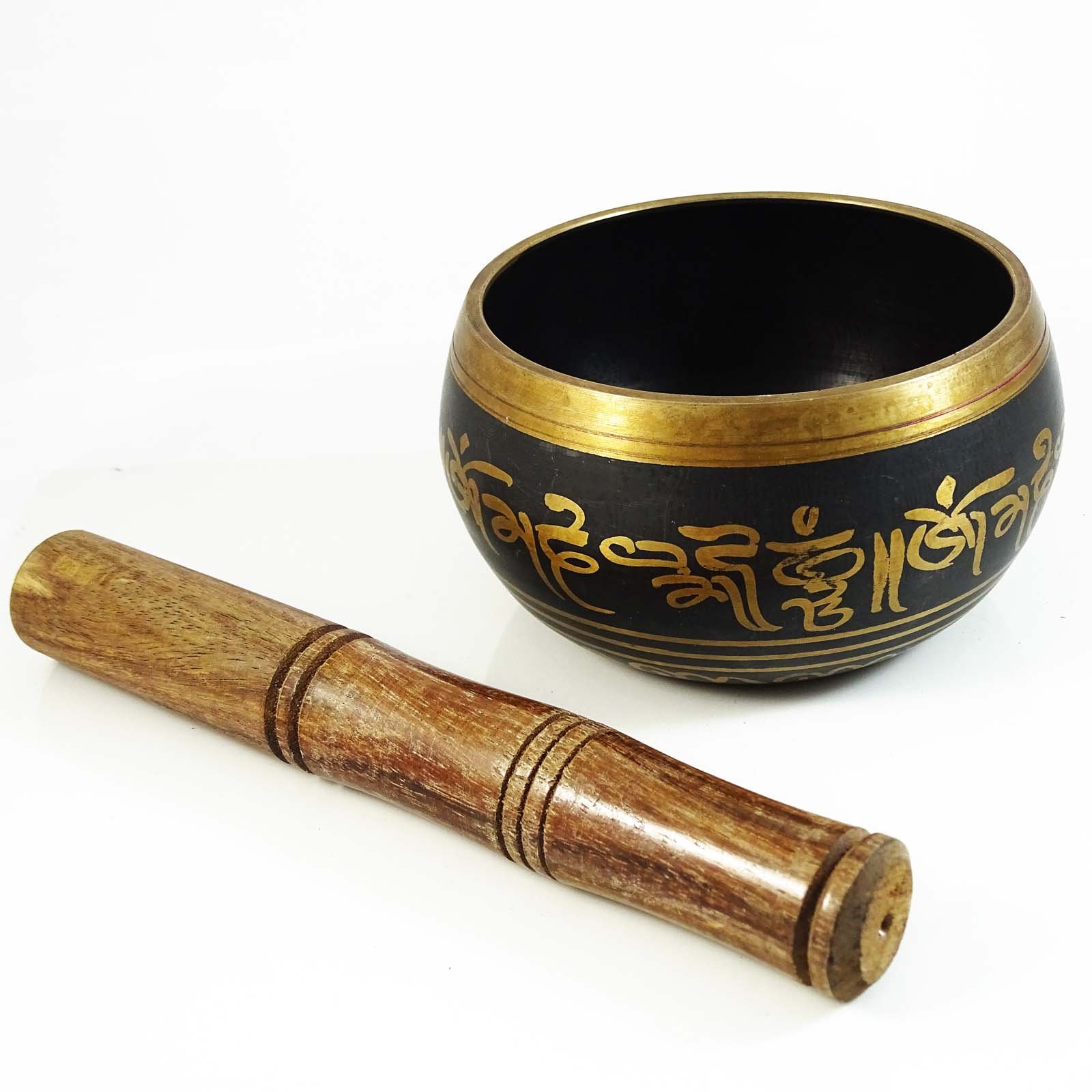 ibaexports Tibetan Singing Bowl Sound Healing Brass Buddhist Meditation Collectable Art