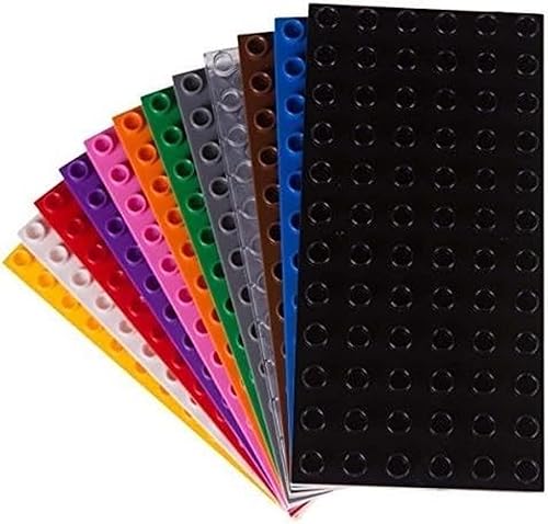 Miniatura 7 de Strictly Briks Bloque de construcción de juguete, placas base apilables Big Briks para torres, estantes y más, 100% compatible con todas las