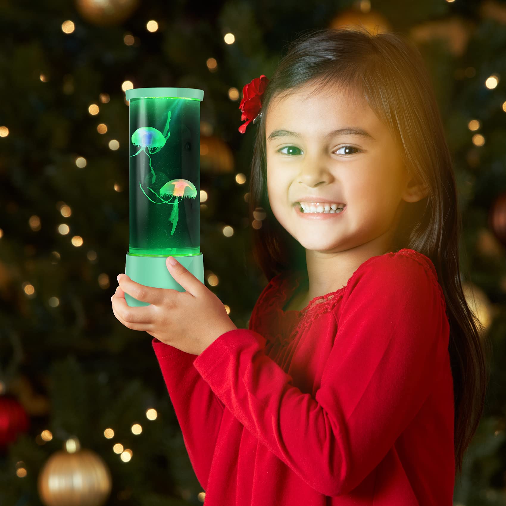 AONESY Kwallen Lamp, Kwallen Lava Lampen voor kinderen 17 kleuren, Aquarium Jelly Fish Light Lamp met afstandsbediening, sensorische verlichting, nachtverlichting, geschenken voor ontspanning