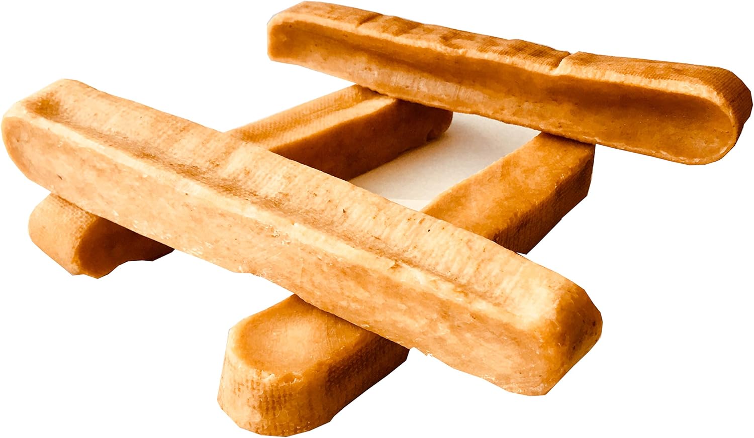 Snow Hill Natural Himalayan Yak Cheese Dog Chews XXL Monster 4 Pcs Long Lasting Natural Organic Protein-Rich Golden Bone Dog Treats Improved Oral Health - Yaky Cheese of Himalayas