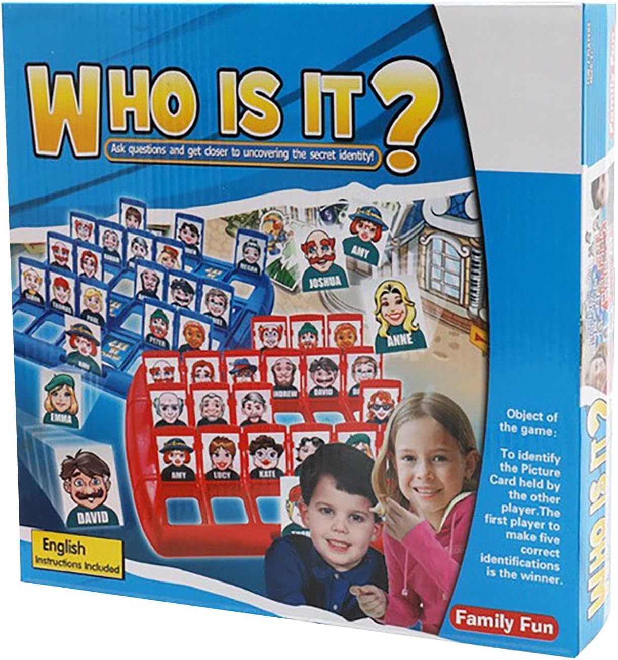 Who Is It Classic Board Games Interactive Party Game Family Memory Guessing Game