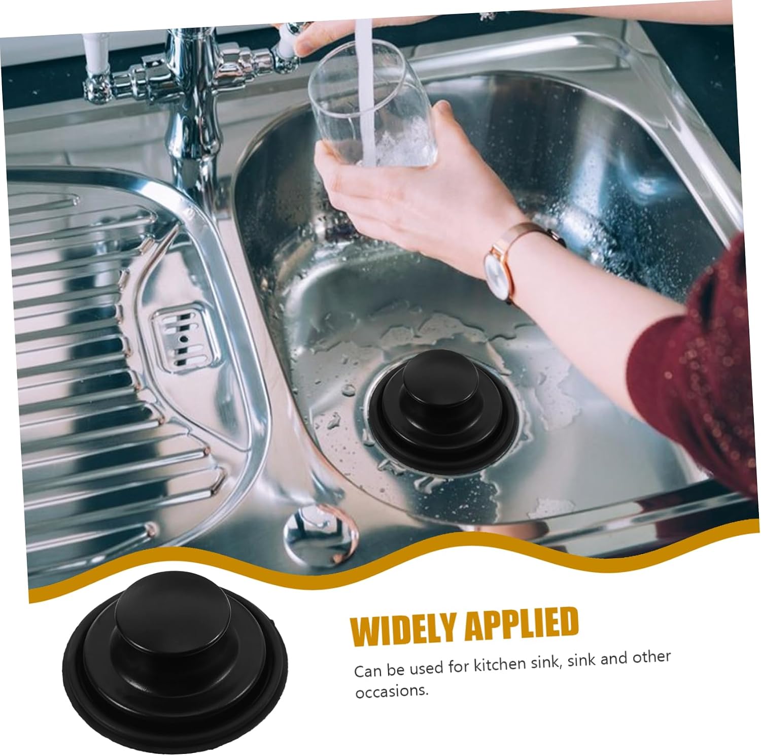 balacoo Kitchen Sink Stopper for Garbage Disposal Drain -clogging Sink for Kitchen and Dishwasher Easy Installation Versatile Use