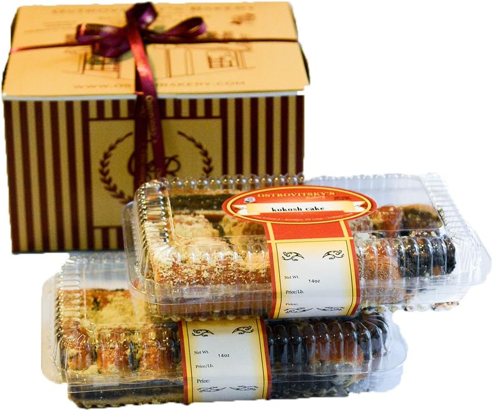 Ostrovitsky Bakery Hungarian Homestyle babka Cocoa Chocolate Cake freshly Bakery Baked, 1 lbs (2 Pack)