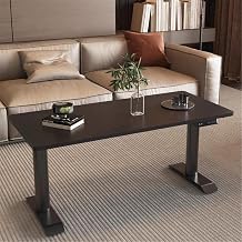 Desk,Height Adjustable Electric Standing Desk, 100 x 60 cm Computer Desk, Home Office Workstation, with T-Shaped Metal Bracket and Memory Preset, for Home Working,