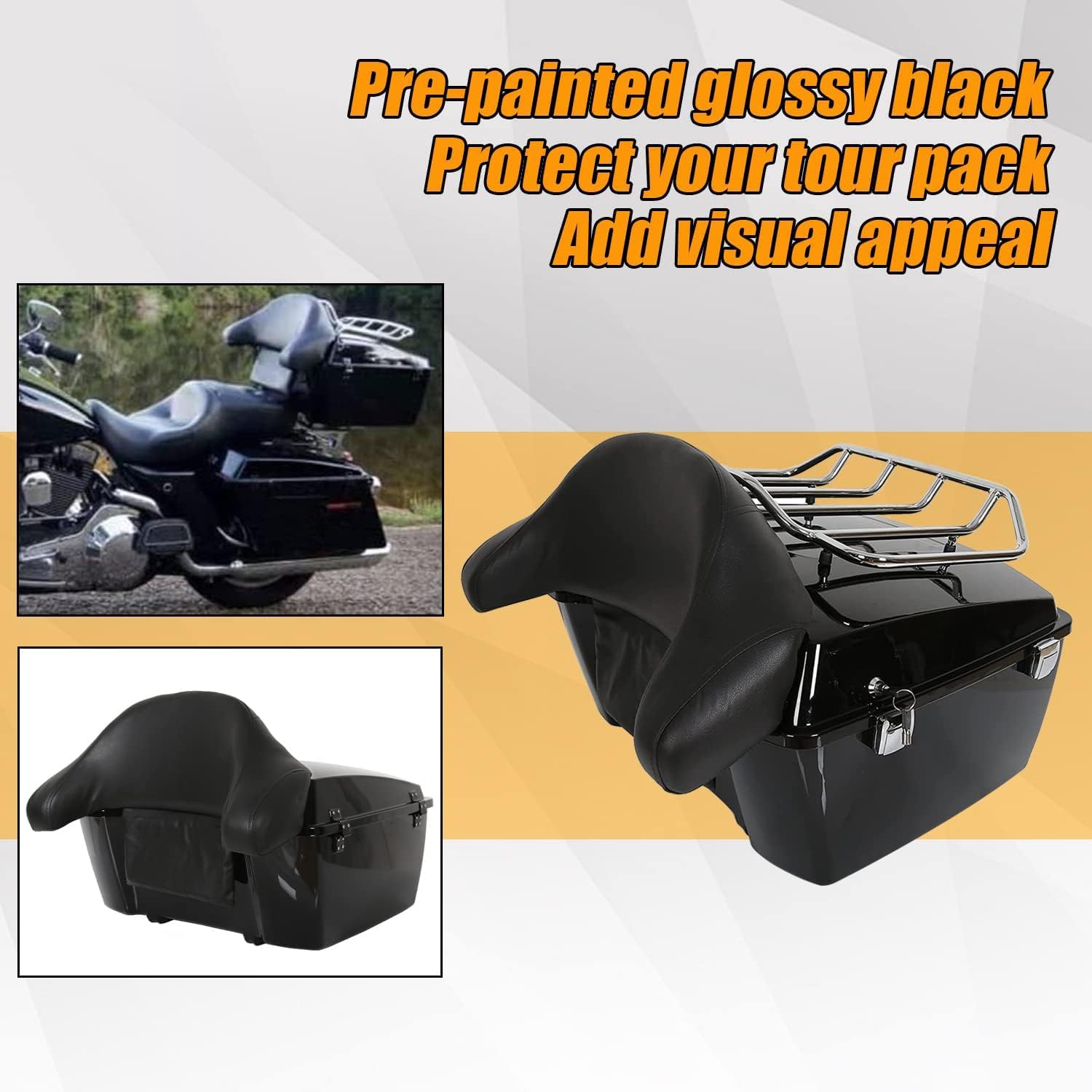 Amazon.co.jp: Harley用ツアーパック トランクラゲージ 97年～08