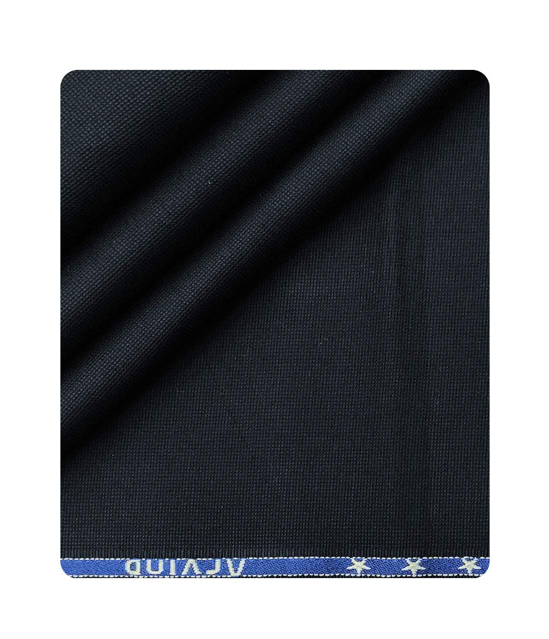 Arvind Men's Cotton Structured Unstitched Trouser Fabric (Dark Blue, 1. ...