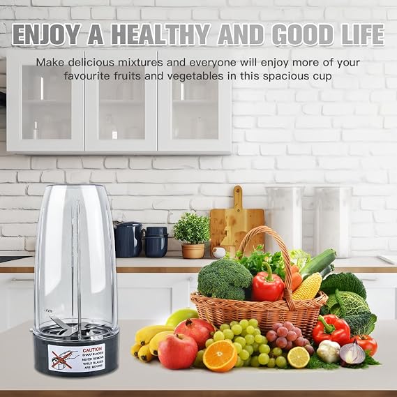 Blender Replacement 32OZ Cups and Extractor Blade for Compatible with 900W/600W Series,Blender Accessories for Compatible with Replacement Parts