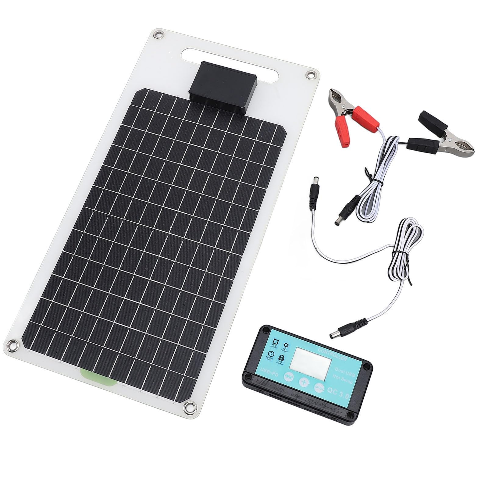 VGEBY Solar Panel Controller Set 50W Monocrystalline Design