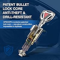 Vista 3 de Bloqueo de pedal de freno, antirrobo para dispositivo de freno de automóvil, bloqueo de embrague de freno de automóvil, protección antirrobo