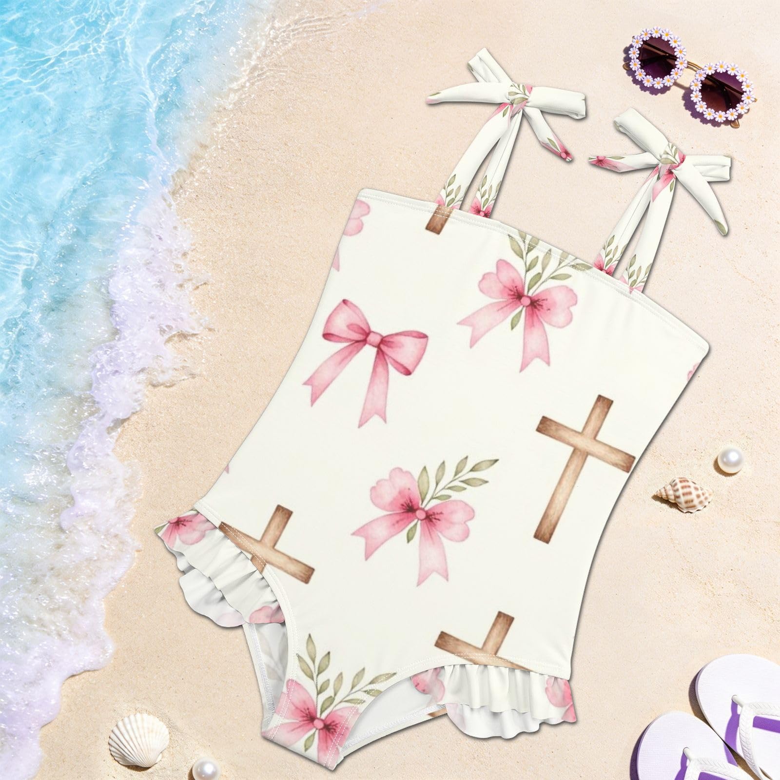 FRODOTGV Costume da bagno intero per ragazze, ad asciugatura rapida, per piscina, spiaggia, surf, per bambine