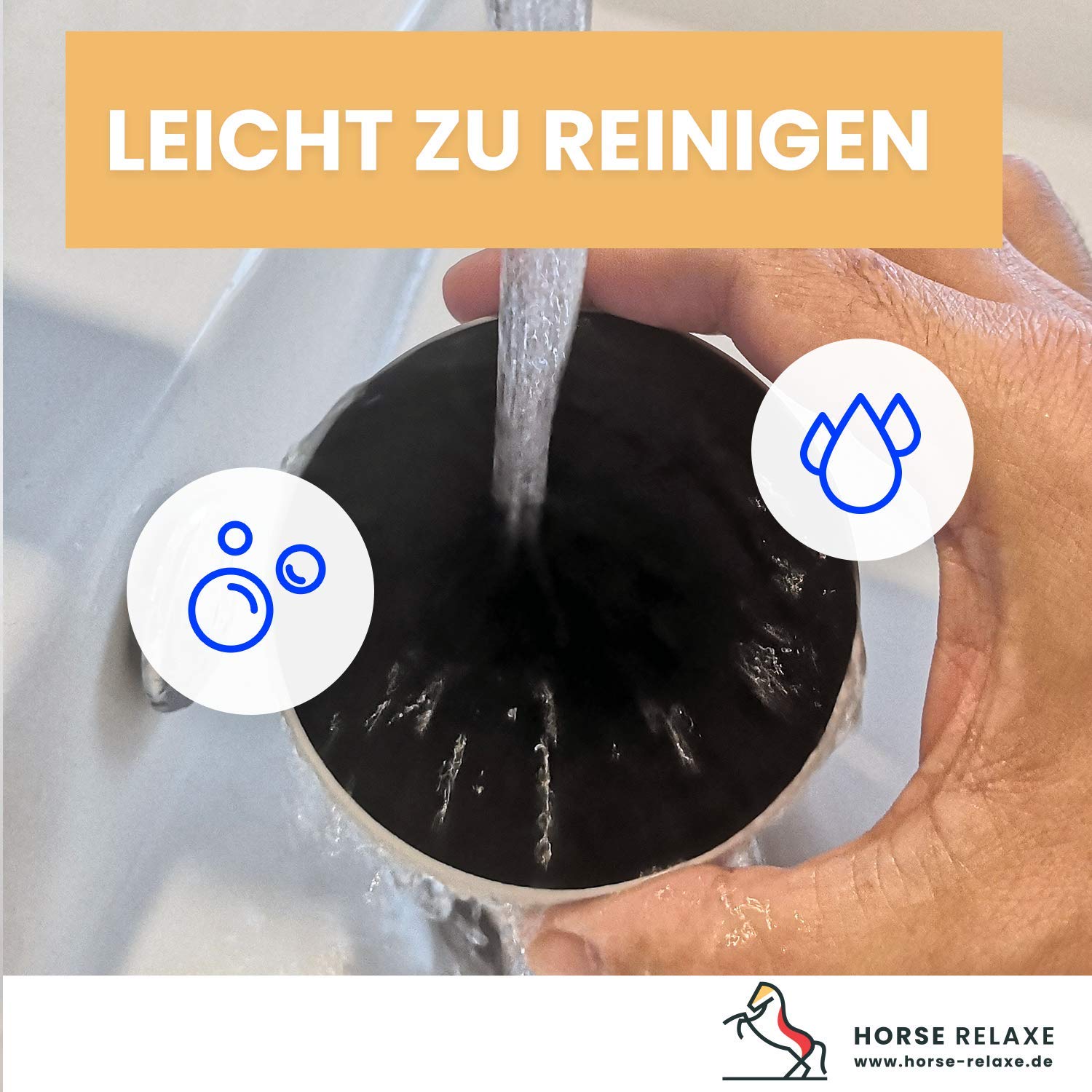 Massagegerät für Pferde mit Akku und Wärme | Massagegerät Pferd kabellos und Wärmefunktion für Schulter Nacken Rücken | Mini Massage Gerät für Pferd leise und stark