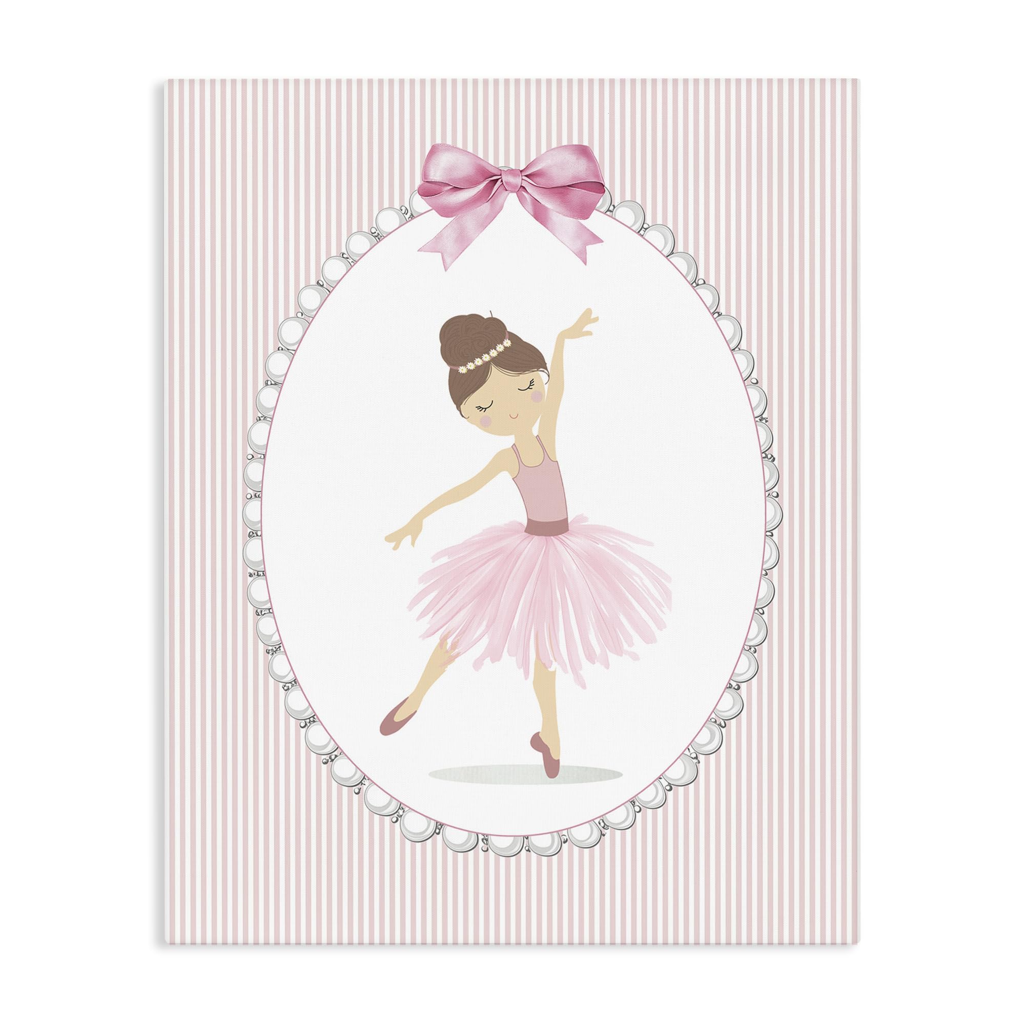 Stupell Industries Unframed 'Delicate Dance On Stripes'| Canvas Art
