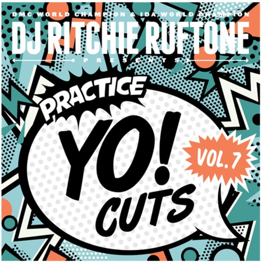 DJ Ritchie Ruftone Practice Yo! Cuts 7 INCH Vinyl Vol 7 is perfect for your Numark PT01 Scratch or your Reloop Spin Portable Turntable