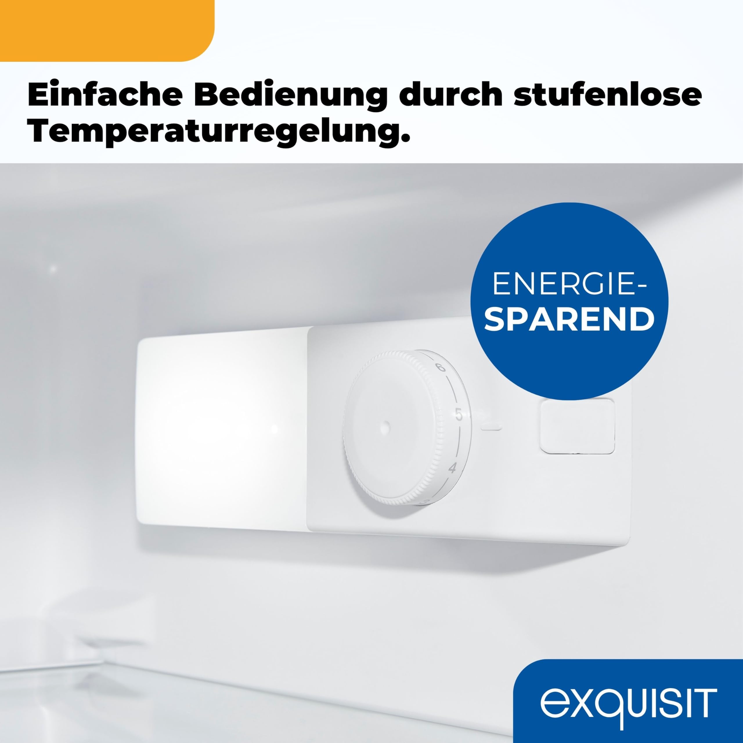 Exquisit KGC5233-60-HE-040D Kühl-Gefrierkombination - Kühlschrank Weiß | 50 cm Breite - 173 Liter - 4-Sterne-Gefrierfach - LED-Beleuchtung - Türalarm - Energieklasse D - 155 kWh/Jahr - Leise