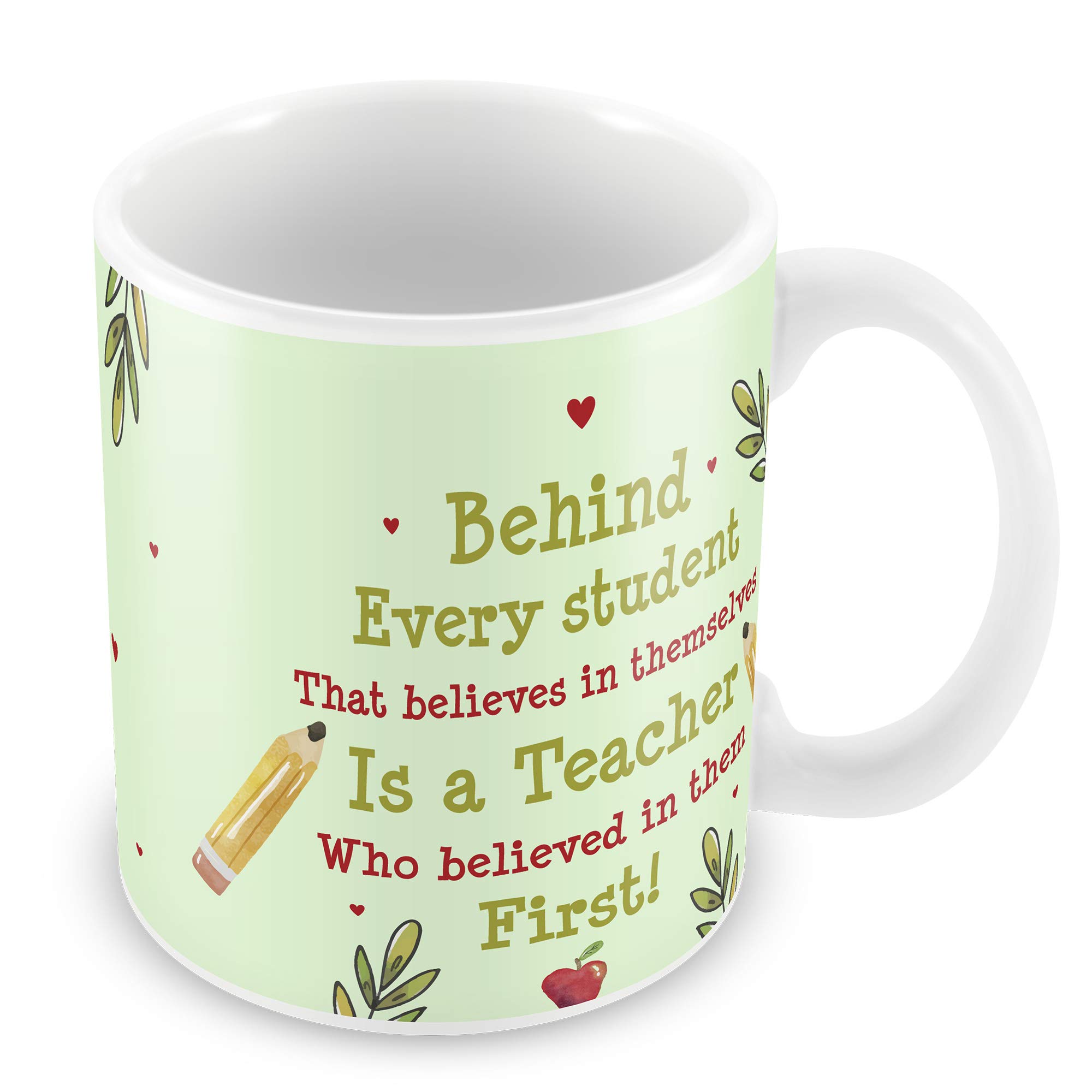 RED OCEAN Thank You Teacher Mug End of Year Leaving Teachers Gifts