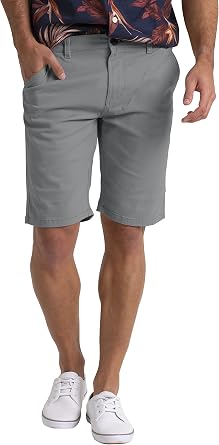 WESTACE Mens Chino Half Pants Slim Fit Classic Casual 100% 100% Cotton Flat Front Golf Beach Summer - USA Size 30W-40W
