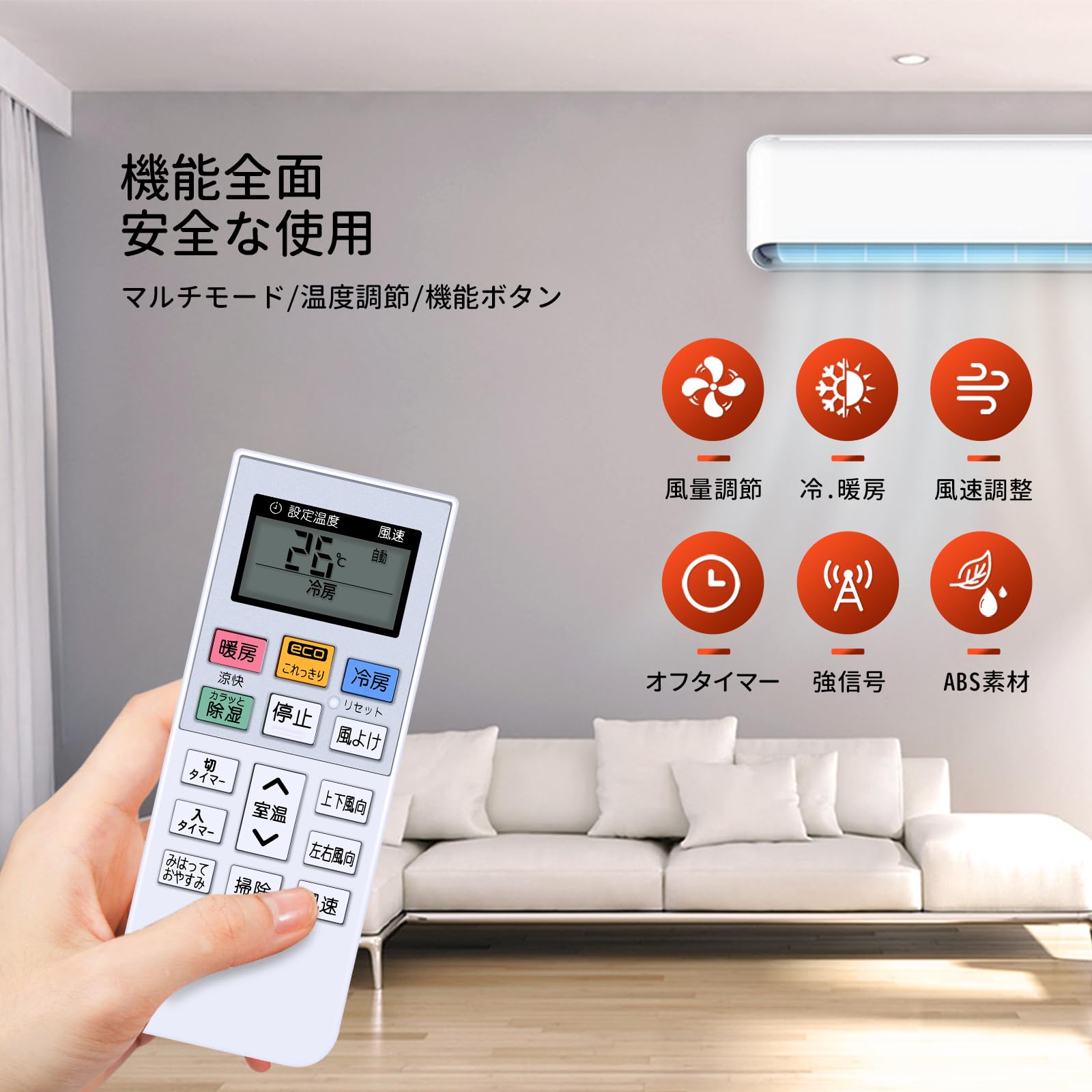 Amazon.co.jp: エアコンリモコン RAR-7M1 for HITACHI 日立エアコン