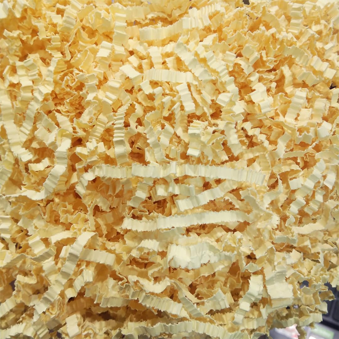 WP WANNA PARTY Yellow Paper Shreds, Shredded Paper for Gift Packaging, Box & Basket Filler, Paper Grass for Decorative Packing, 30 Grams-image-20