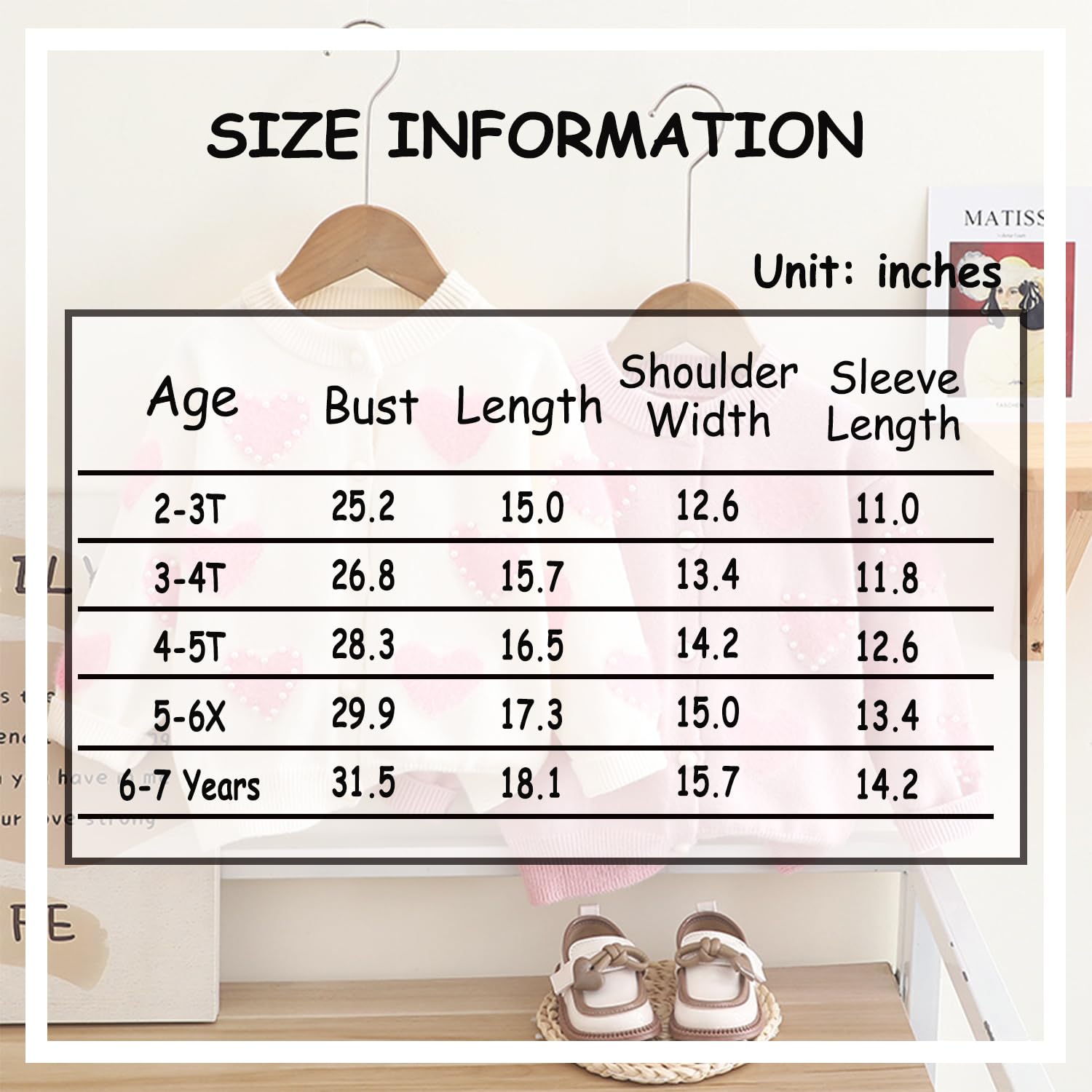 Suéter de punto con botones para niñas pequeñas, abrigo de invierno con perlas para niñas, talla 2-7T