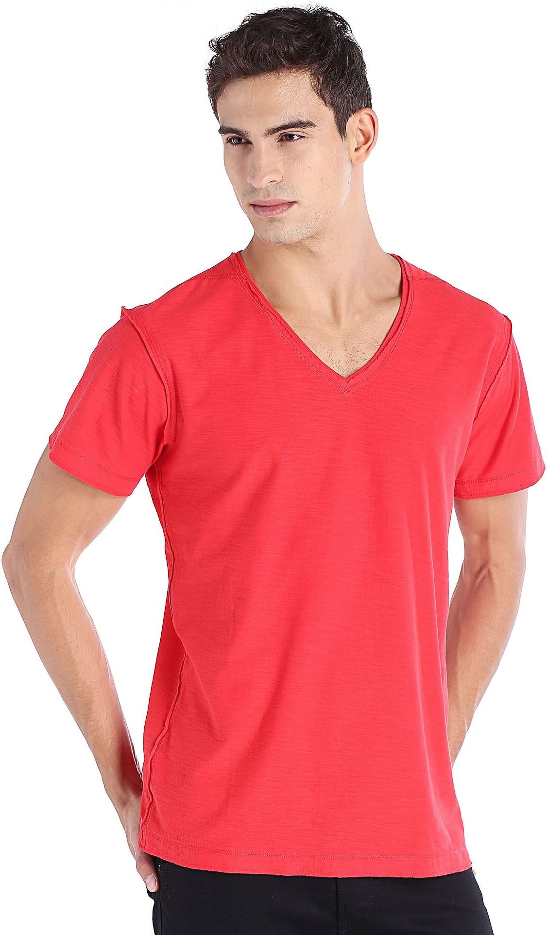 Diesel Men's T-Tossik Slub Jersey V-Neck T-Shirt
