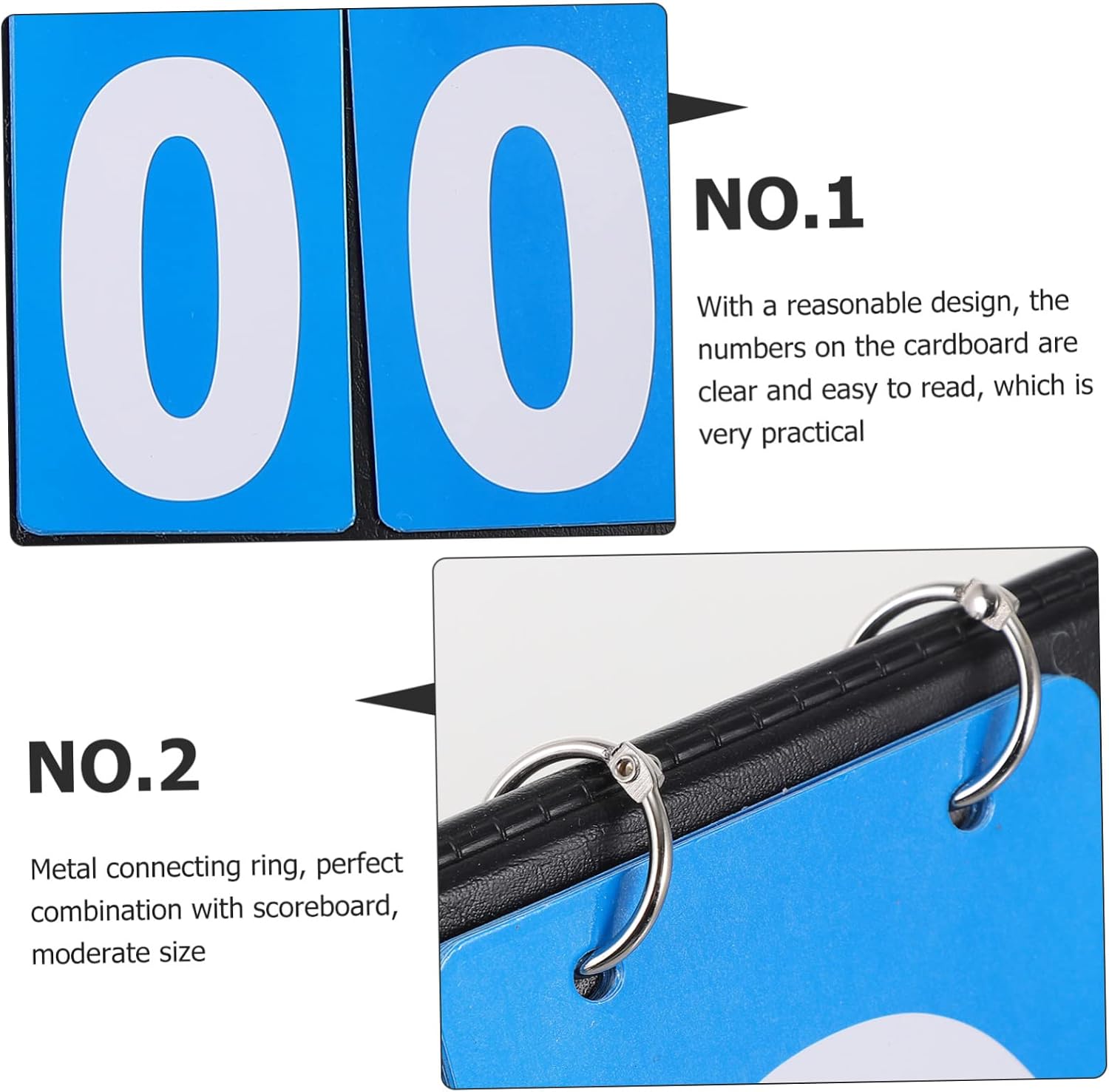 Practical Sports Scoreboard Multi Function Flipping Scorekeeper for Basketball Football and Other Games Easy to Read Durable Design for Competitions
