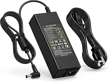 AC DC Adapter Charger LG Electronics 19 inch 20 inch 22 inch 23 inch 24 inch 27 inch LED LCD Monitor Widescreen Ultrawide HDTV HD TV Power Supply Cable