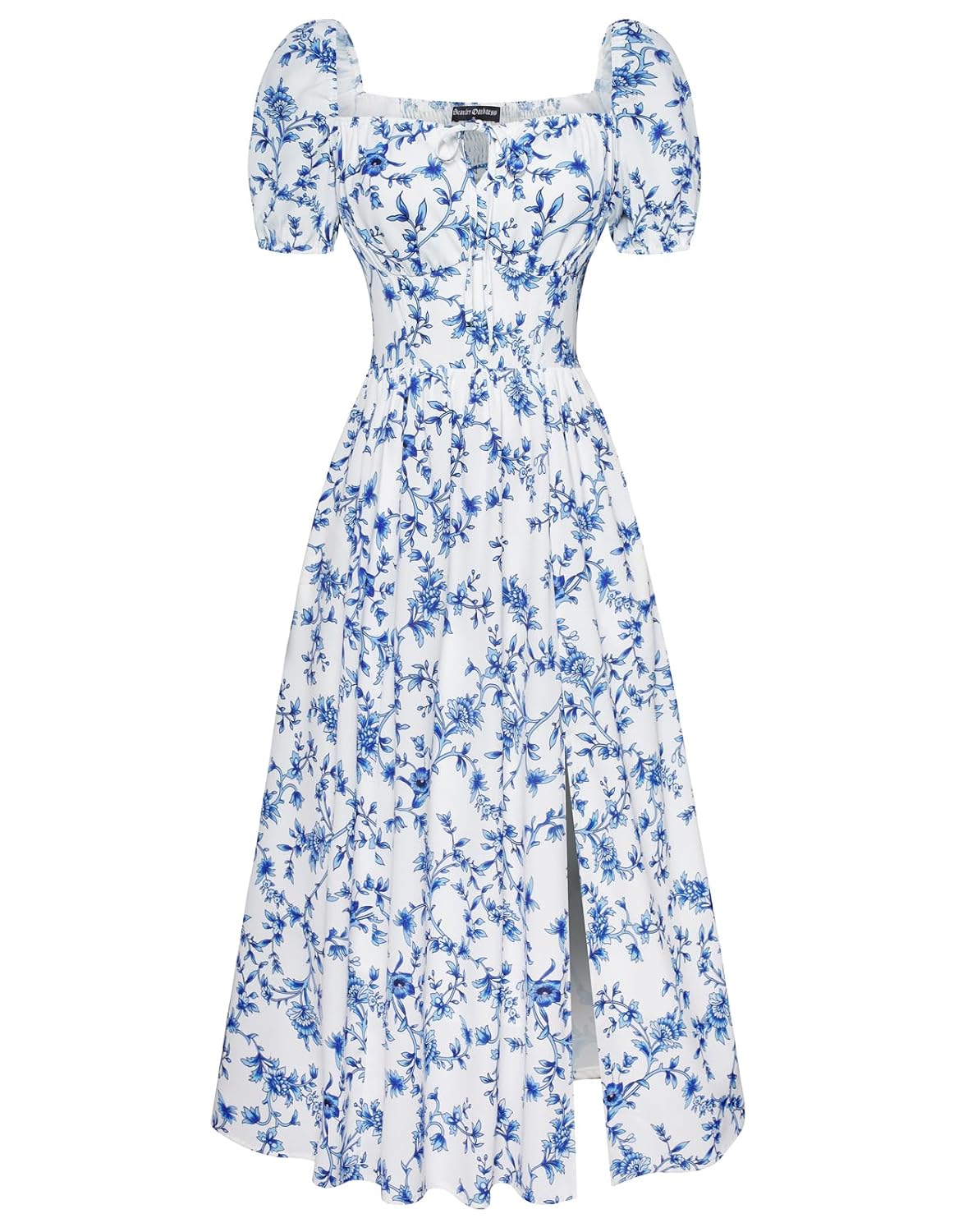 Scarlet Darkness Women's Floral Corset Dress with Split 2026 Summer Spring Square Neck Midi Milkmaid Dresses - Review, Price and Buying Guide