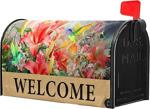 Miniatura 77 de Funda para buzón de águila calva con bandera estadounidense, tamaño estándar, 18 x 21 pulgadas, patriótica, impermeable, para buzón de correo