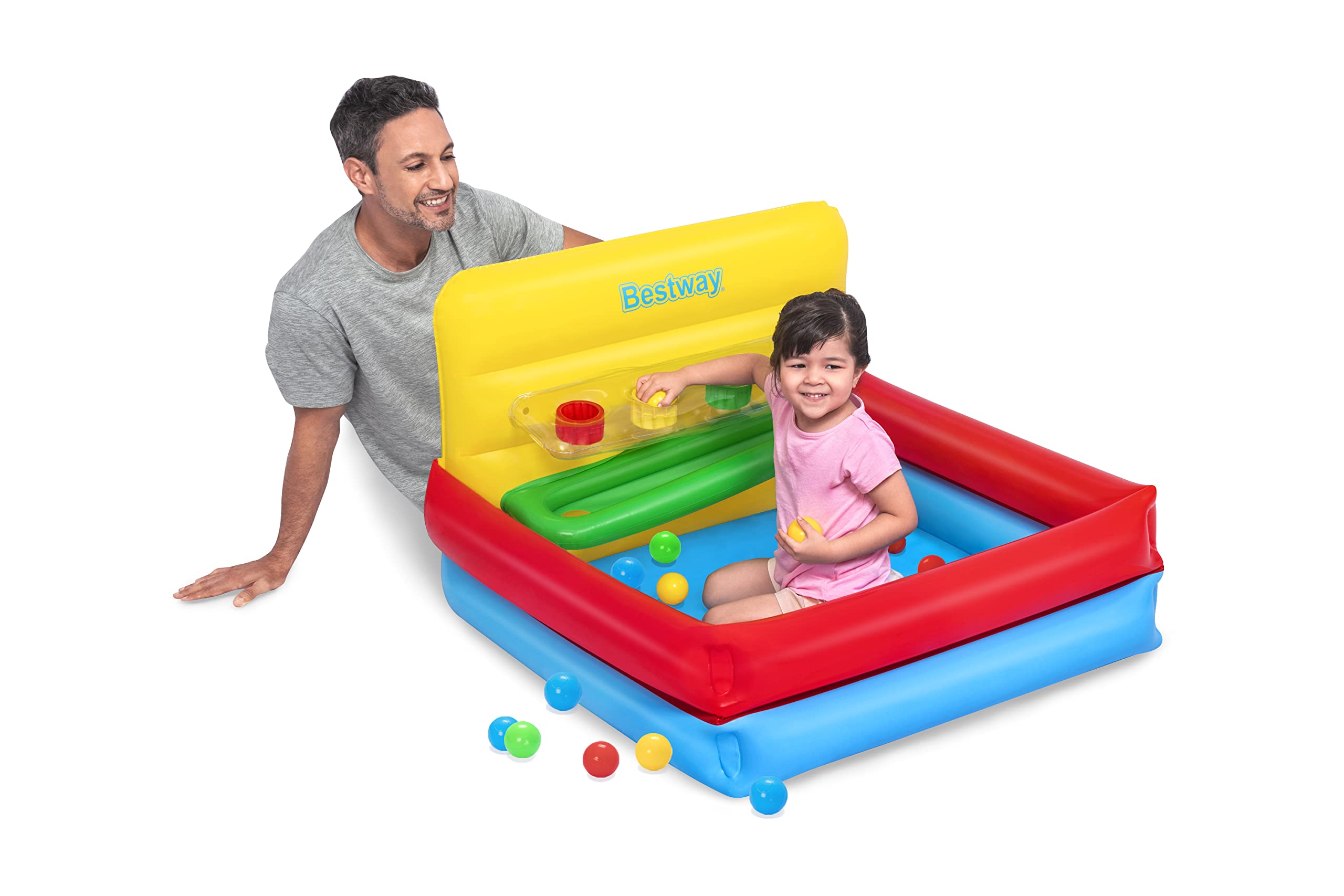 41" x 37" x 24"/1.04m x 94cm x 61cm Sort N' Play Ball Pit