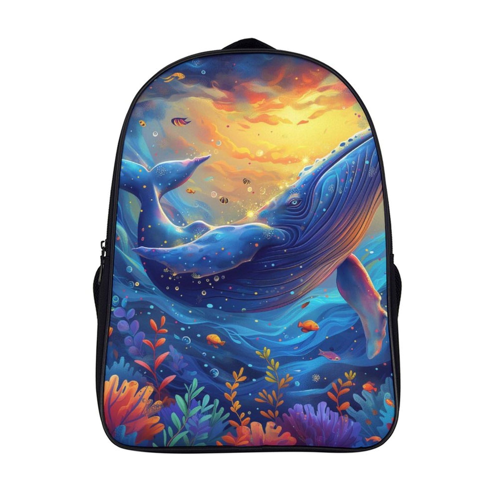 Mochila escolar para niños con pecho 3D ergonómico y capa 7