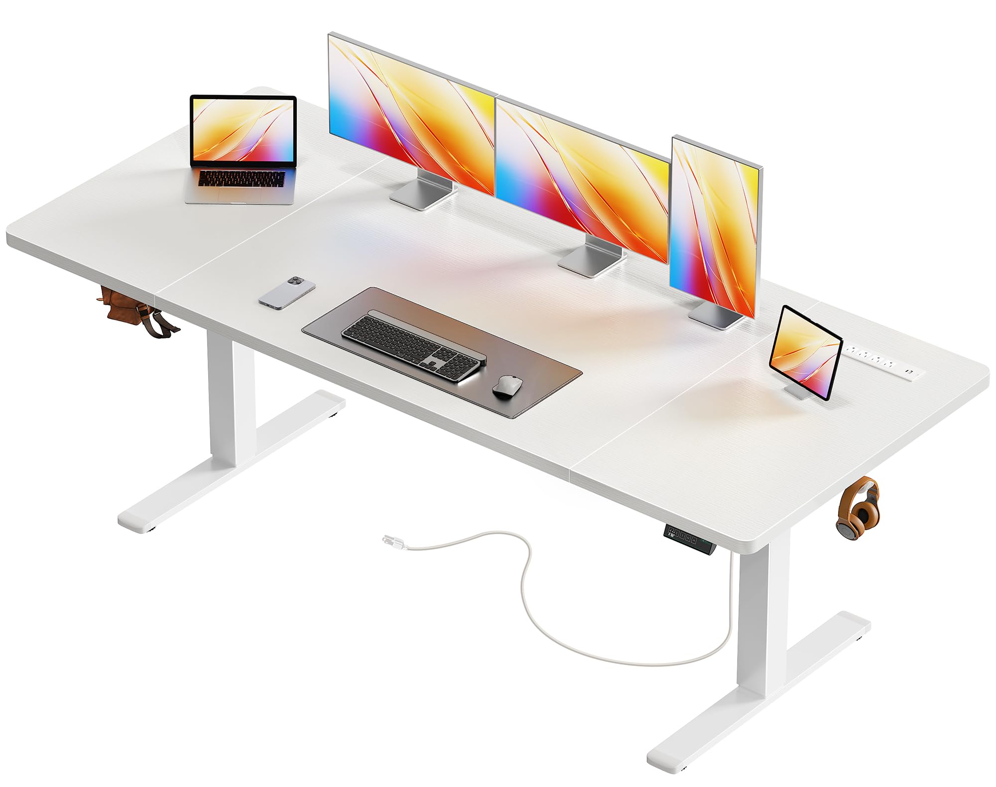 Amazon.com: Huuger 71 X 30 Inch Electric Standing Desk with Power