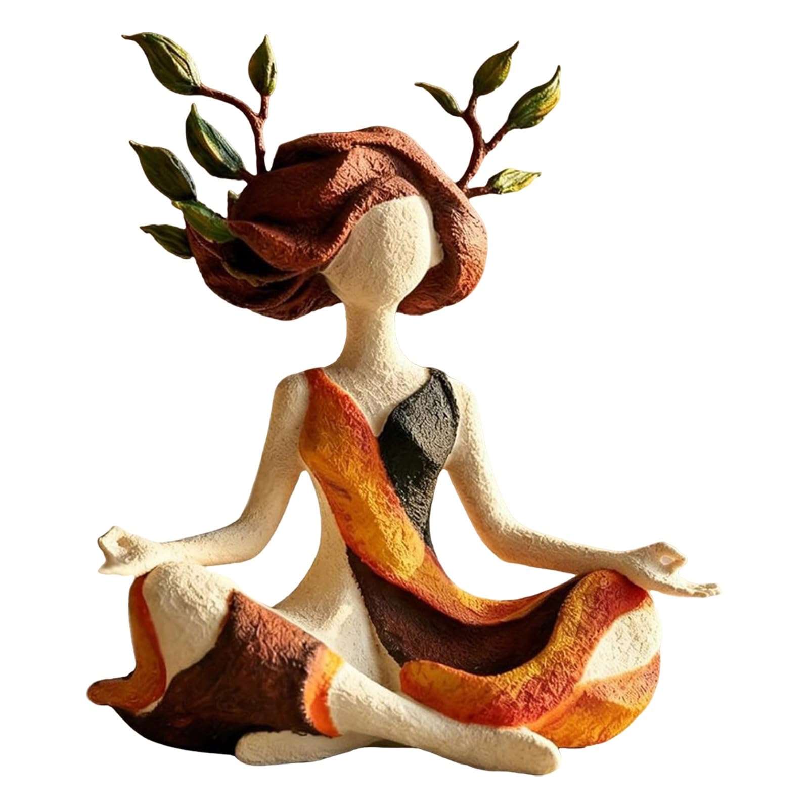 Statue de yoga pleine conscience en résine invitation au calme et à la relaxation