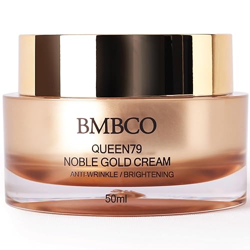 BMBCO Crema facial reafirmante de oro de 24 quilates – Reparación de arrugas e hidratante hidratante, cuidado de la piel con infusión de colágeno