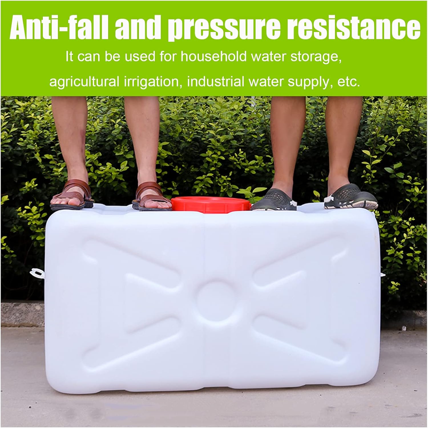 Water Tank Outdoor Water Tank White 150 Liters Camping & Hiking Water Storage Water Container Multifunctional Water Tank Cold Water Camping Water Storage Carrier Jug Water Barrel Pure