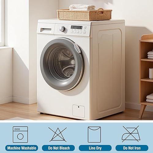 Miniatura 8 de H.VERSAILTEX - Funda de terciopelo elástica y afelpada para protección de cojines de sofá biplaza, silla o sofá, 3 piezas, tamaño XL, color marfil