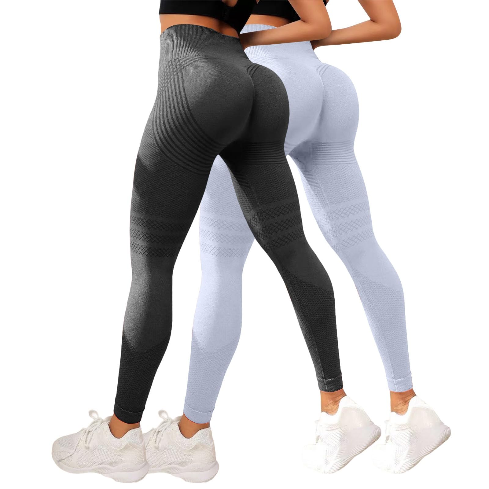 Leggins Anticelulitico Mujer Leggins 3D Anticelulitis Mujer Push Up Leggings de Celulitis Compresión Lipedema Mallas Adelgazante Anti Cellulite Leggings para Fitness y Yoga — view 35