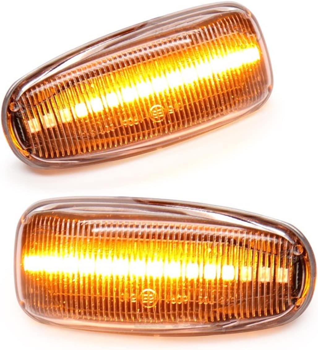 2Pcs Car LED Lights For For Mustang 2004 2003 2002 2001 2000 1999 Side Marker Bulb For For Indicator Lamps