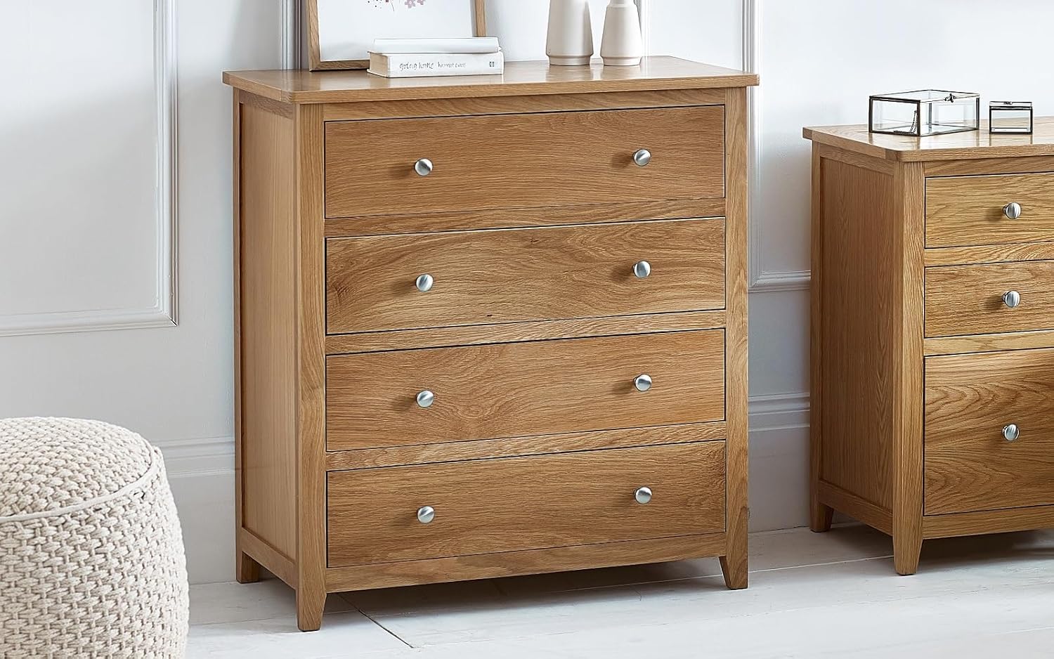 Julian Bowen Chest of Drawers, Oak, 89 x 83 x 44 Amazon.co.uk Home