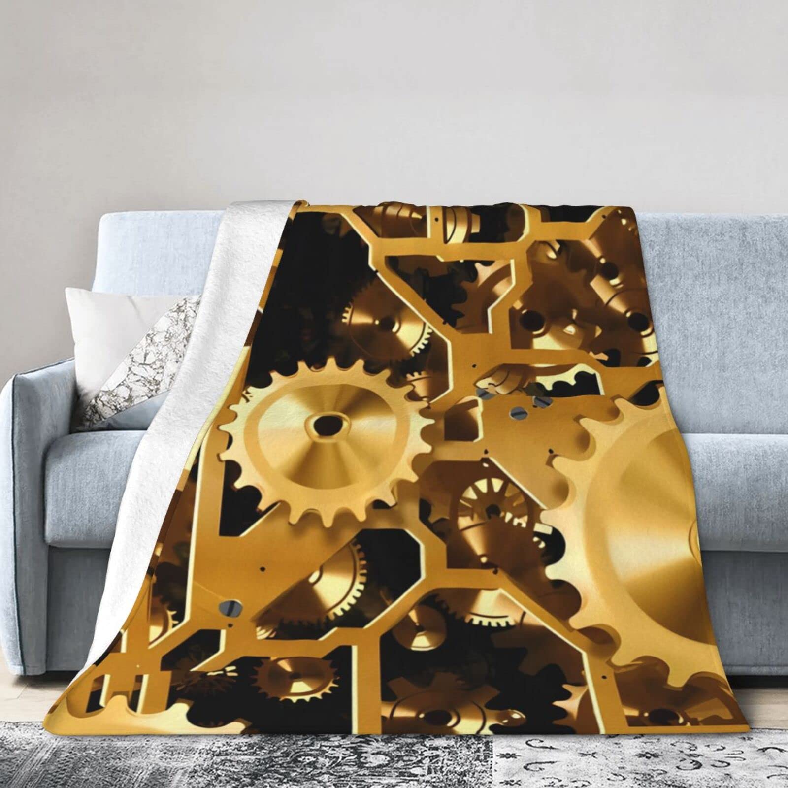 Couverture en micro polaire haut de gamme anti-bouloche jeté de lit chaud DTGPRO