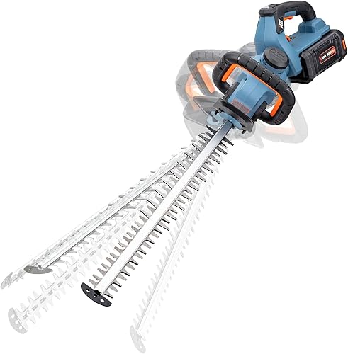 Miniatura 12 de SENIX X6 60V Max* Battery Powered 26" Cordless Hedge Trimmer with Brushless Motor, Double-Sided Dual Action Blades, 1-1/4" Cutting Capacity, 3.0 Ah