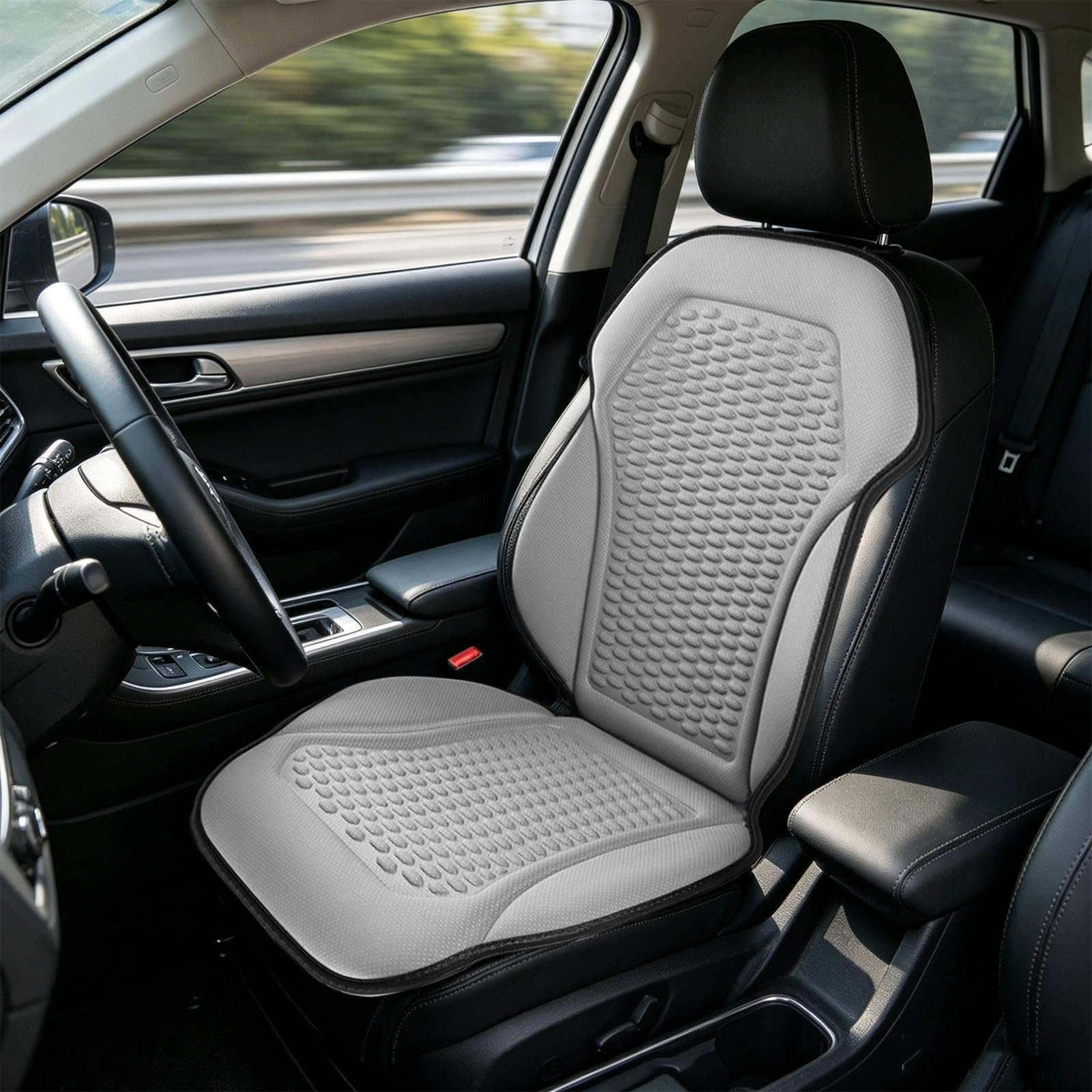 Coussin de Siège Auto Rafraîchissant | Antidérapante Respirante Été Ergonomique - Housses De Siège Auto Rafraîchissantes Ventilées,Pour Camion Camping-Car Berline Véhicule Voyage Long Trajet Conduite