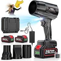 Ecarke Akkumulátoros Levegőfúvó 2×4000mAh Turbo Brushless Motor 80000RPM 1