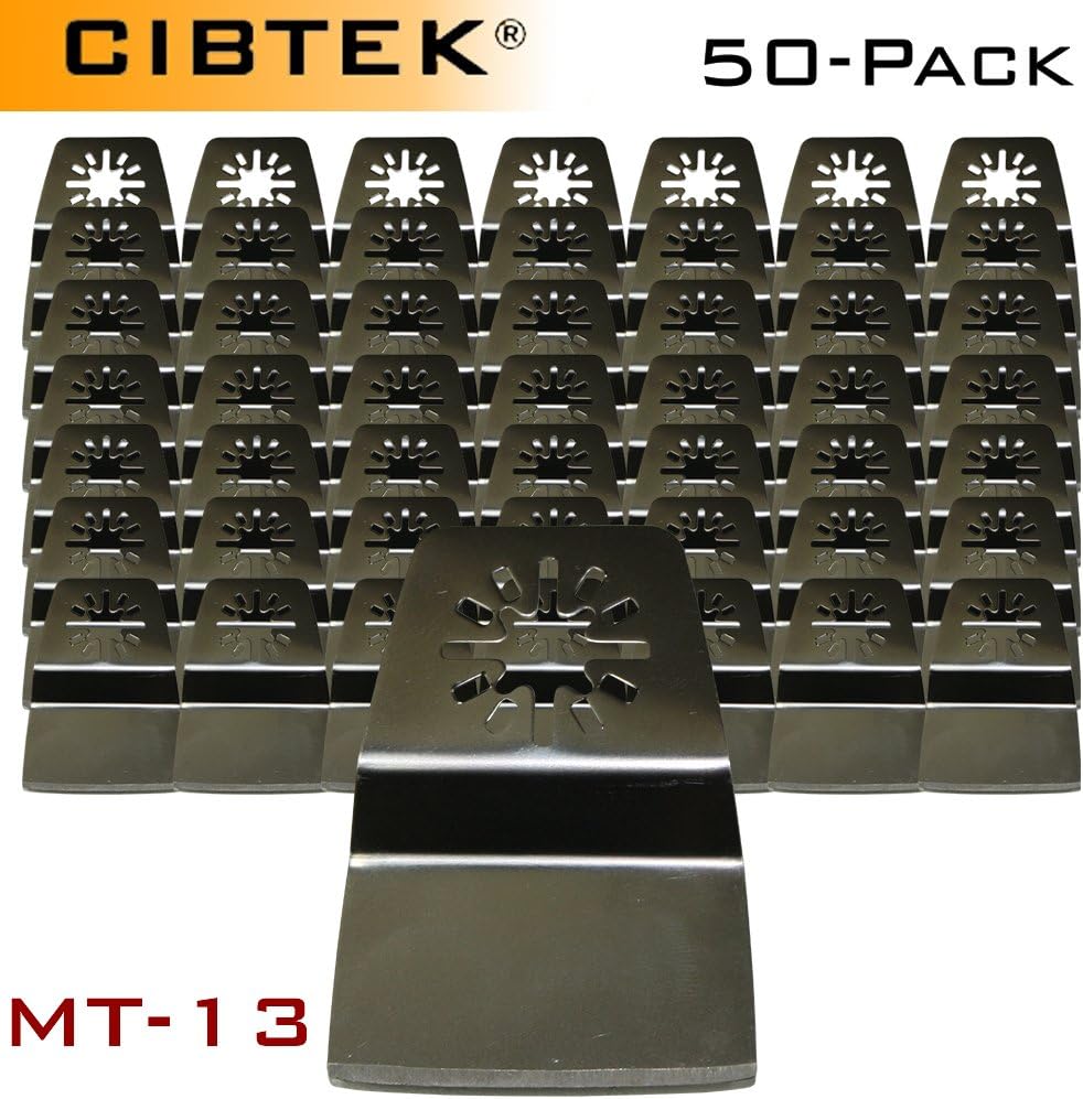 Cibtek Oscillating Multitool 2" Wide Metal Scraper (50 Pcs)