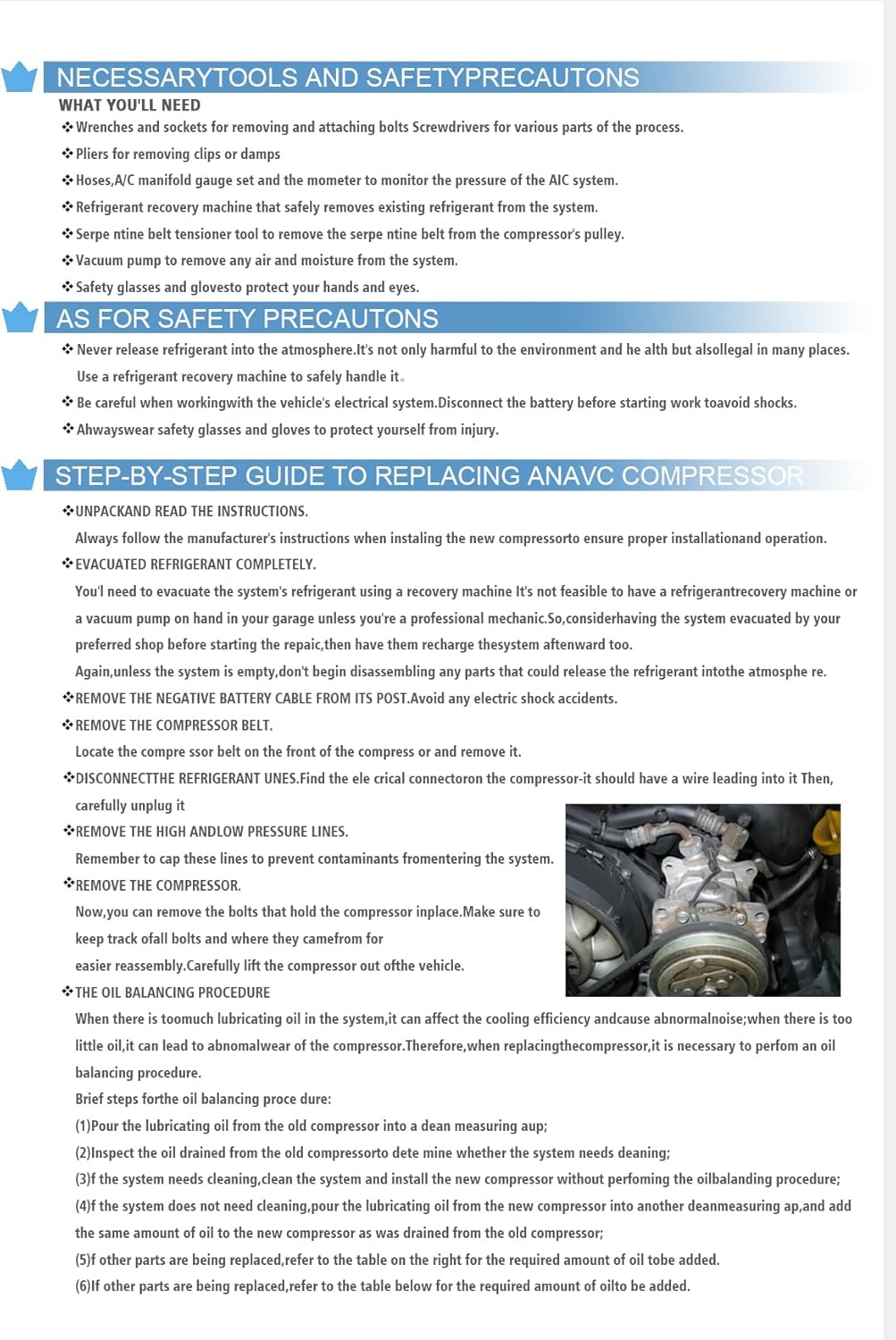 A/C Compressor AC Air Conditioning Compressor Fit for Ford F-150 F-250 F-350 F-450 4.2L/4.6L/5.4L For Mercury Cougar Ford Crown Victoria 1997 1998 1999 2000 2001 2002 2003 2004