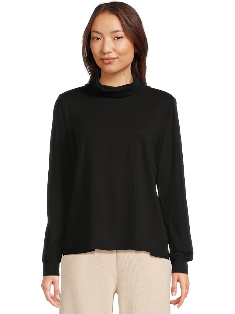 Black Mod-o-doc Long Sleeve Turtle Neck Tee