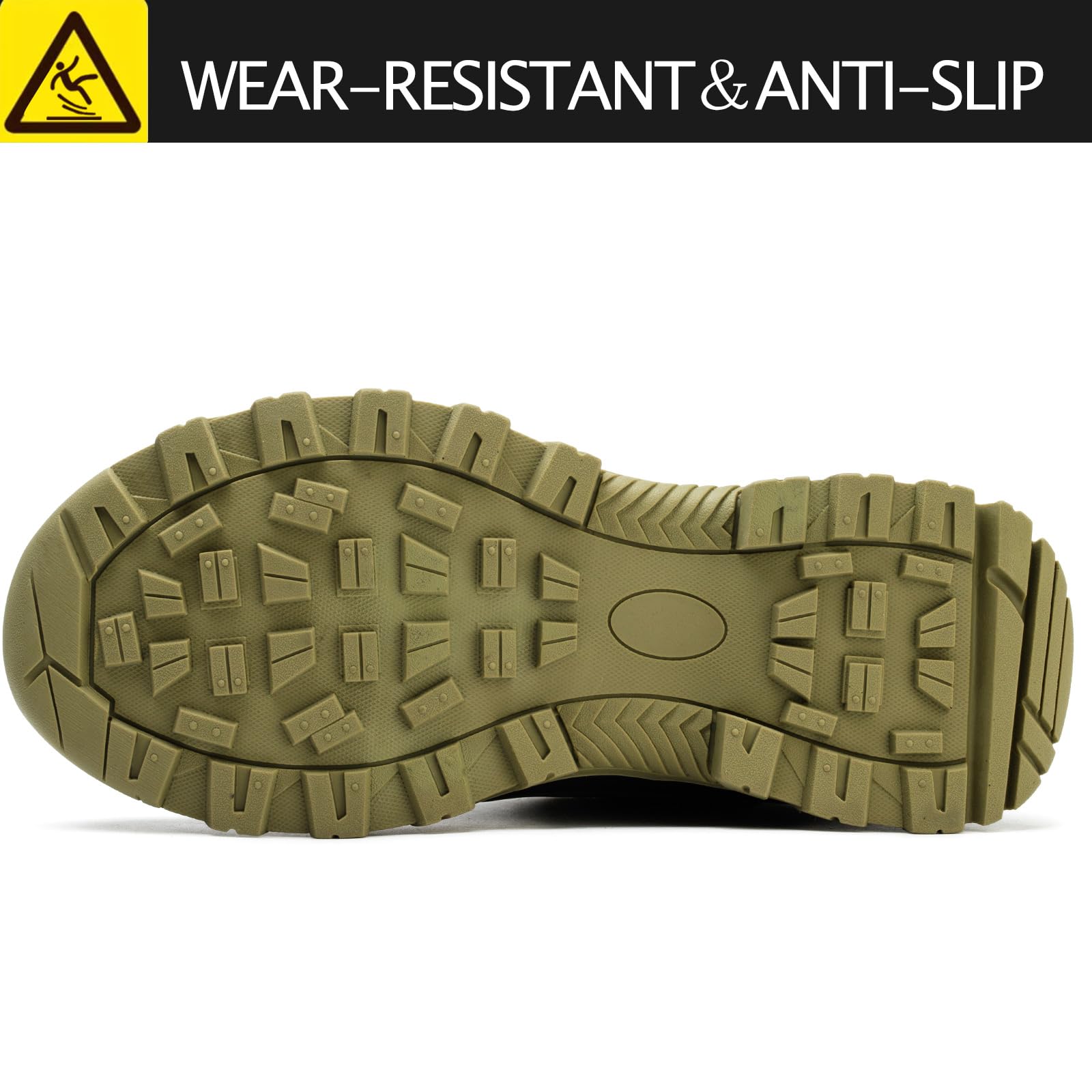 Steel Toe Boots for Men Waterproof Safety Work Boots，Comfortable Mens Industrial & Construction Boots