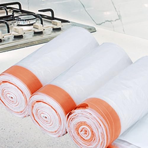 Vista 6 de iTouchless Bolsas de basura de ajuste personalizado, bolsas compactadoras, resistentes, cordón (120, 13 galones)