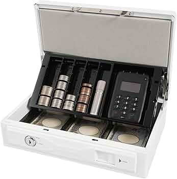 Amazon.co.jp: 手提げ金庫 キャッシュボックス そとレジ