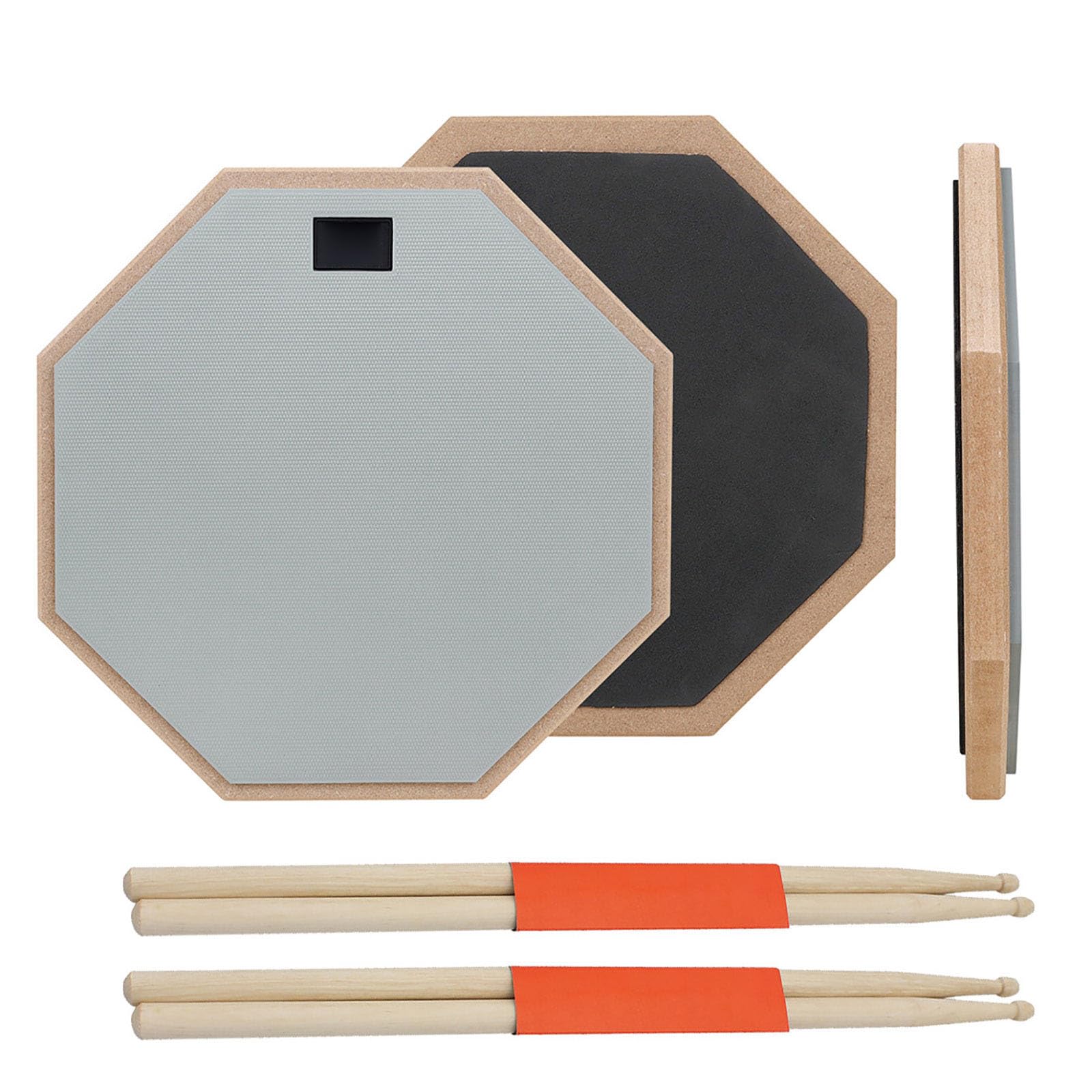 Tamburo reversibile da 30,5 cm, ideale per principianti e professionisti, con accessori per allenamento a casa