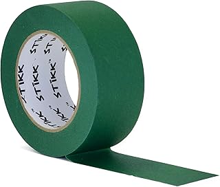 STIKK Painters Tape - 1pk Forest Dark Green Painter Tape - 2 inch x 60 Yards - Paint Tape for Painting, Edges, Trim, Ceilings - Masking Tape for DIY Paint Projects - Residue-Free Painting Tape